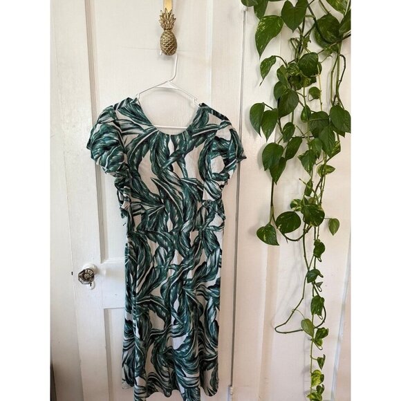Who what Wear women’s size X-large green leaf dress - Picture 1 of 10